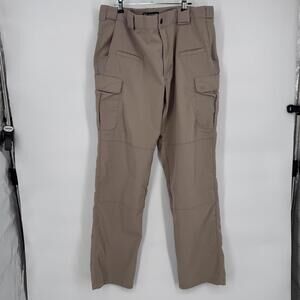 5.11 Tactical Pants Mens 36x33 Beige Cargo Ripstop Utility Outdoor Hiking